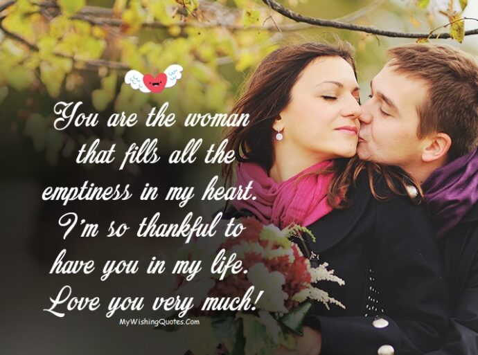 Wife For Love Romantic Quotes