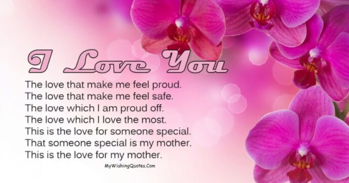 Short Love Messages For Mom