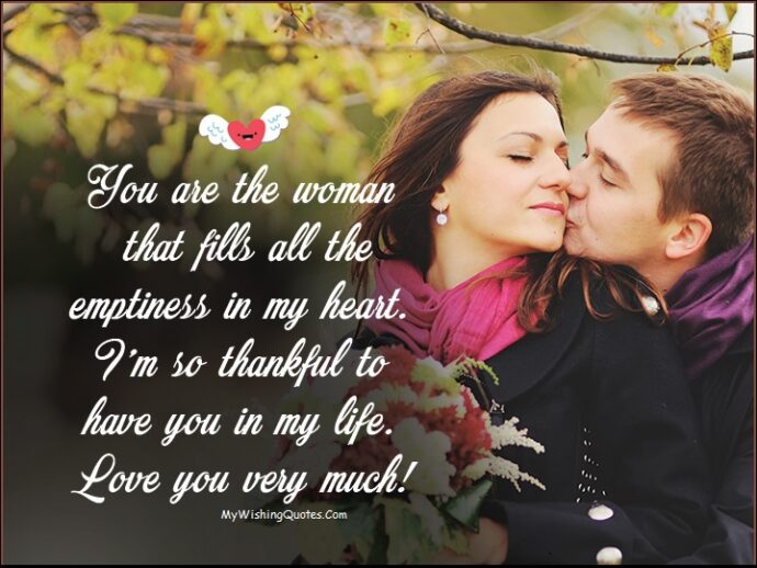 Sweet words to tell a woman you love