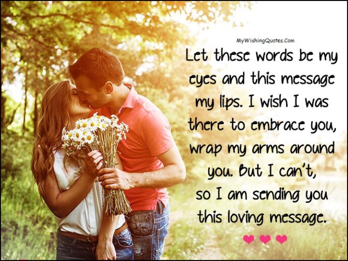 sweet i love you message for her