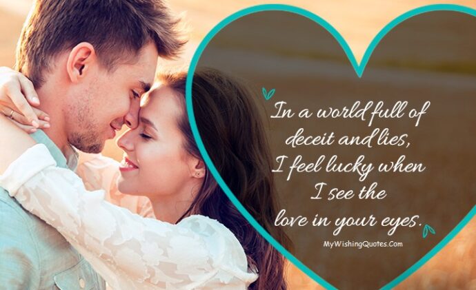 Love Words Form Heart For Husband