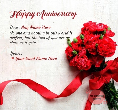Anniversary Wishes For Couple