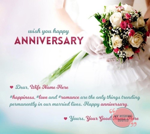 Wedding anniversary wishes to husband