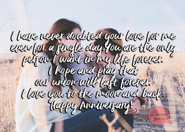 Romantic Anniversary Wishes for Husband