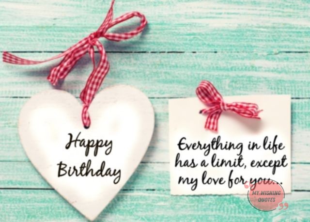 Short Birthday Wishes For Husband