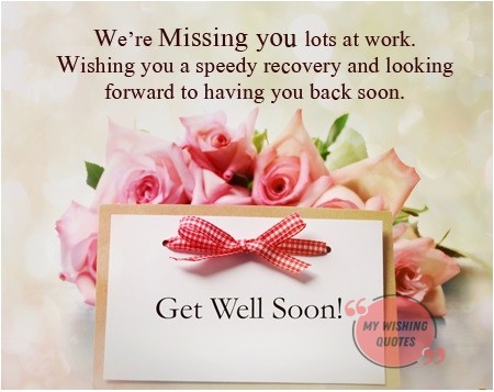 Get Well Soon Text Messages