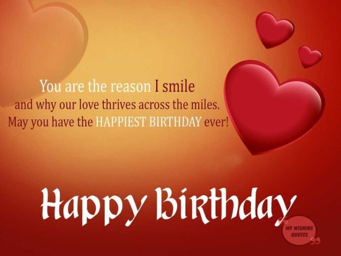 happy birthday wishes quotes for love