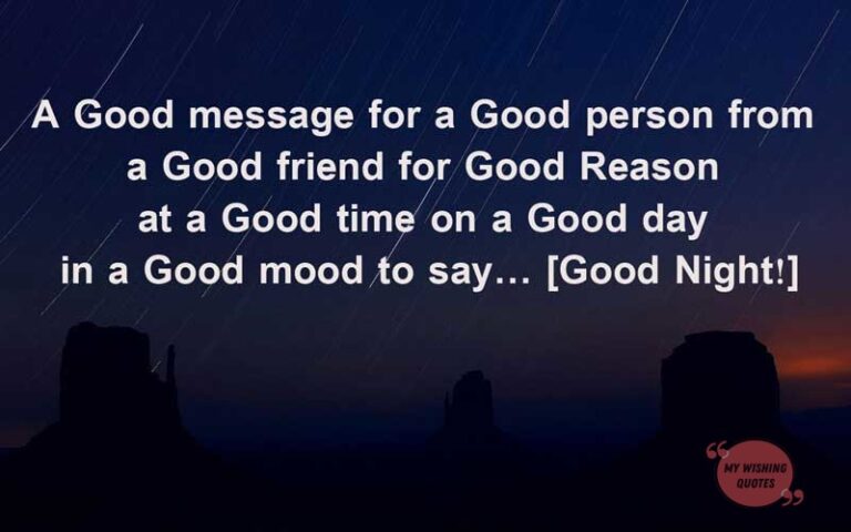 Good Night Message For Friends - Good Night Wishes For Friends ...