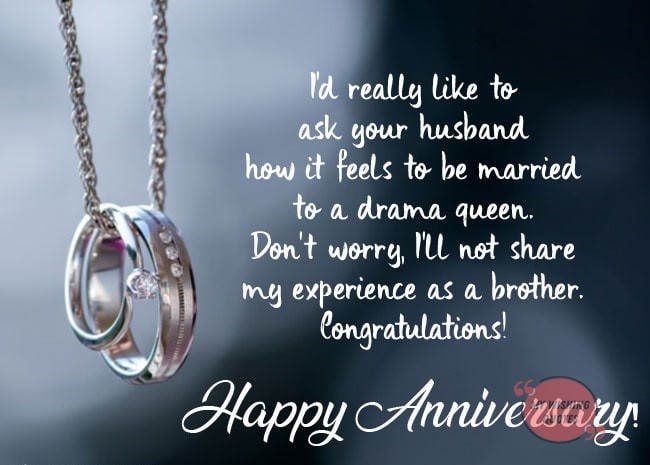 Wedding Anniversary Wishes For Sister Images