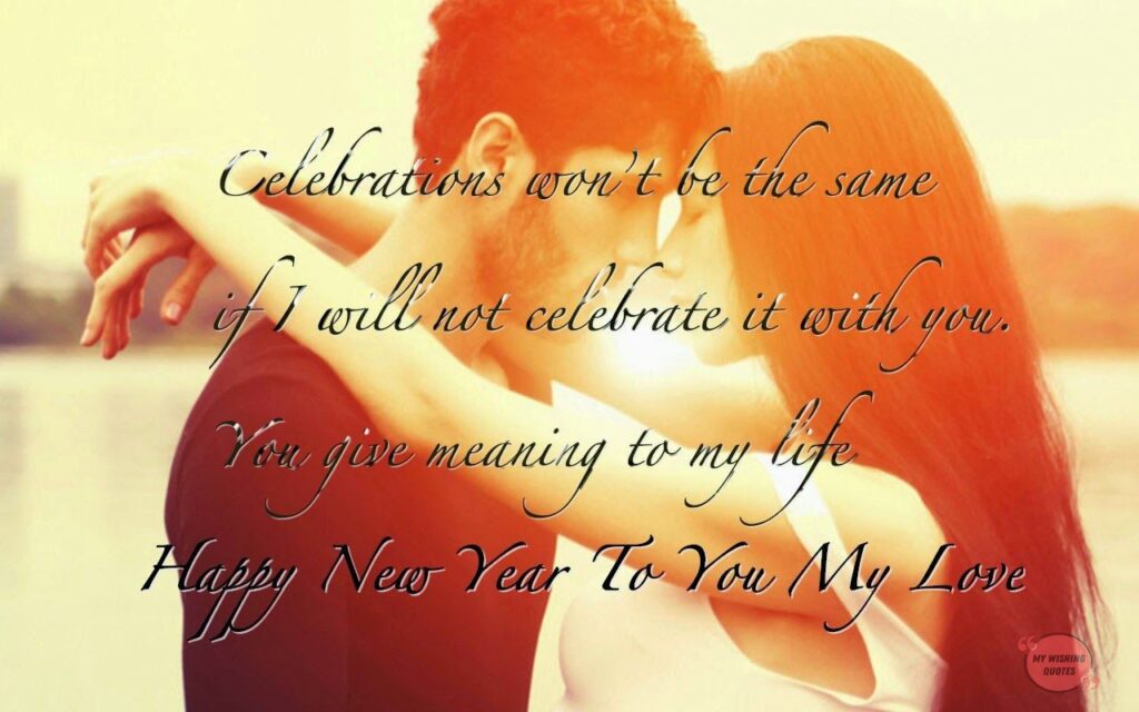 Most Romantic New Year Wishes For Wife