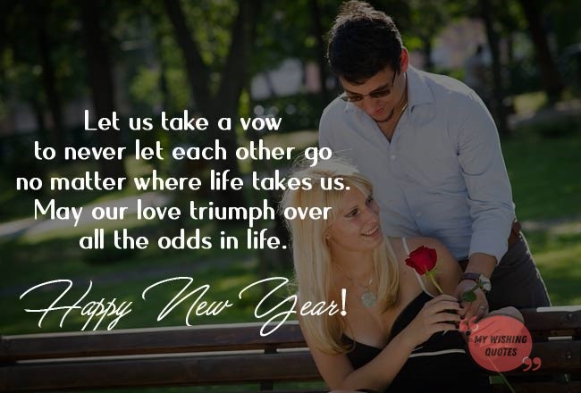 Romantic New Year Wishes for Girlfriend