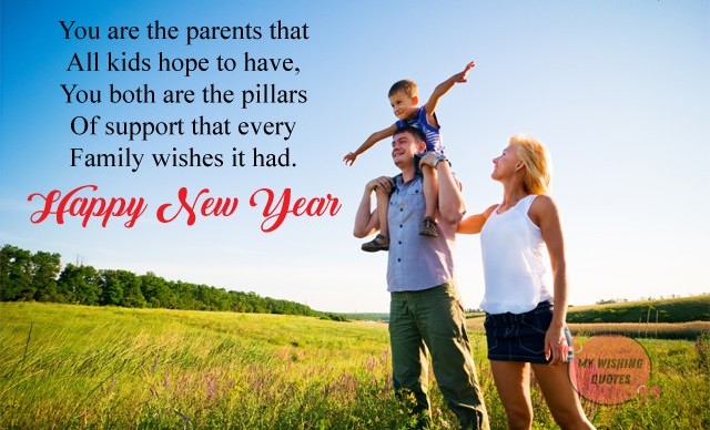 Happy New Year Wishes For Family _ New Year Messages And Greeetings