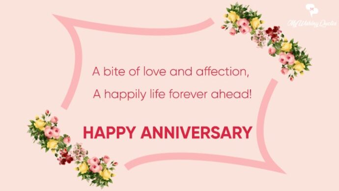 wedding anniversary messages for sister